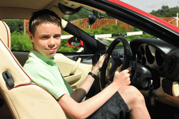Junior Ferrari Driving