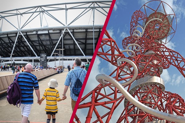 London Stadium Tour And The Slide At The Arcelormittal Orbit  Family Ticket