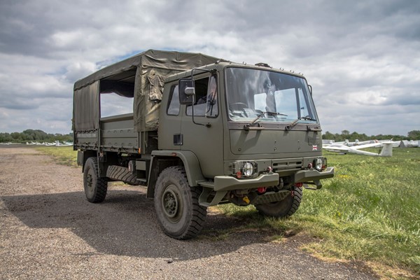 Military Vehicle Off-road Driving In A Man Sv Hx60 Or Hagglunds Bv206