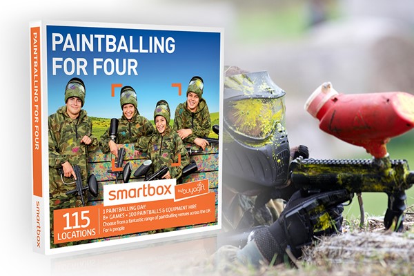 Paintballing For Four - Smartbox By Buyagift