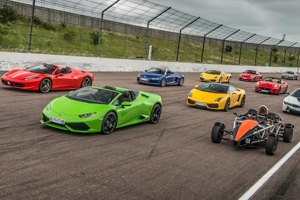 Six Supercar Driving Blast With High Speed Passenger Ride