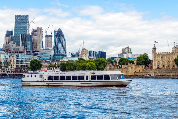 St Katharine To Thames Barrier Or Vice Versa Boat Cruise Family Return