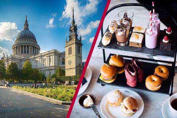 St Pauls Cathedral Visit And Gin Afternoon Tea For Two At Malmaison London