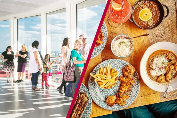 The Arcelormittal Orbit Skyline View And Three Course Meal At Cabana For Two