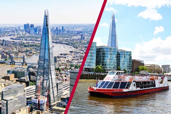 The View From The Shard And Afternoon Tea Cruise For Two