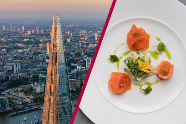 The View From The Shard And Bateaux Deluxe Dinner Cruise For Two