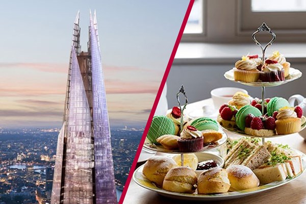 The View From The Shard With Luxury Afternoon Tea For Two