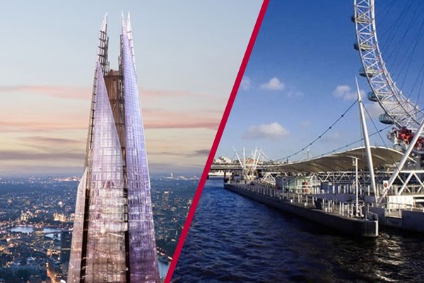 The View From The Shard With Thames Sightseeing Cruise For Two - Special Offer