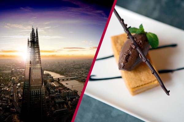 The View From The Shard With Three Course Dinner At Hotel Chocolats Rabot 1745