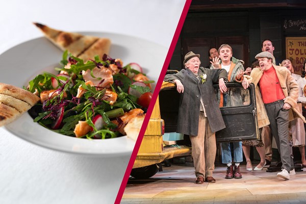 Theatre Tickets To Only Fools And Horses And A Meal With Wine For Two At Prezo