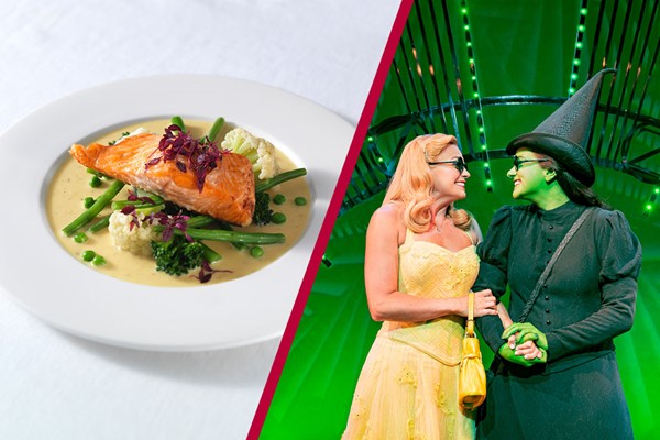 Theatre Tickets To Wicked The Musical And A Meal With Wine For Two At Prezo