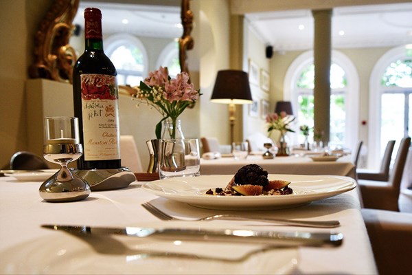 Three Course Meal With A Glass Of Wine Each At Cotswold House Hotel