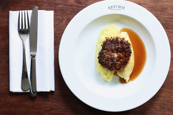 Three Course Meal With Bottle Of Wine For Two At Reform SocialandGrill