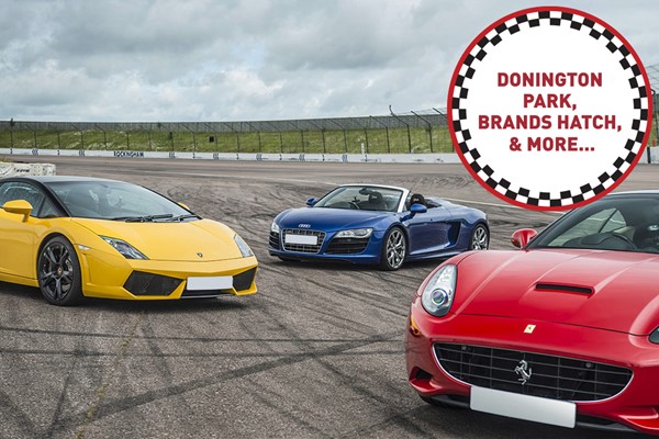 Triple Supercar Driving Thrill At A Top Uk Race Track