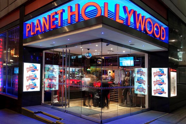 Two Course Meal For Two With Drinks At Planet Hollywood