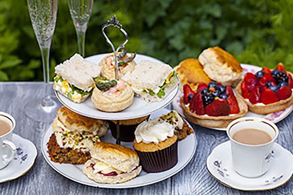 Afternoon Tea With A Glass Of Champagne For Two At Lion Quays Hotel And Spa