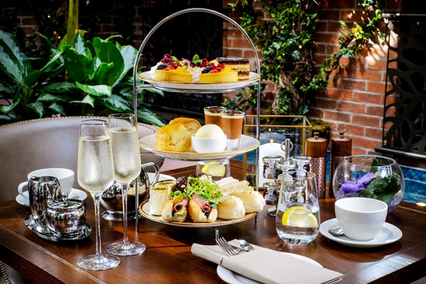 Afternoon Tea With A Glass Of Fiz For Two At Grosvenor Pulford Hotel And Spa