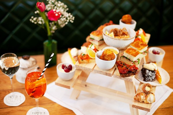 Afternoon Tea With Bottomless Bellinis For Two At Theos Simple Italian