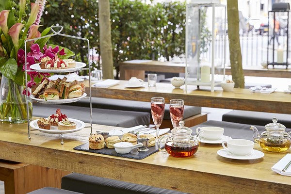 Vegan Afternoon Tea With Bottomless Non-alcoholic Fiz For Two At La Suite West