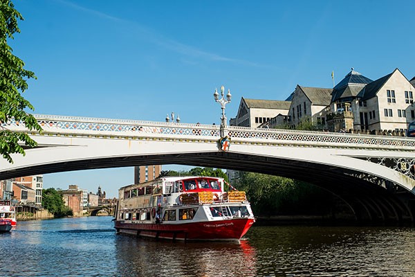 York Evening River Cruise With A Three Course Dinner For Two