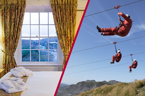 Zip World Titan Experience With Overnight Stay At The Royal Victoria Snowdonia - Week Round