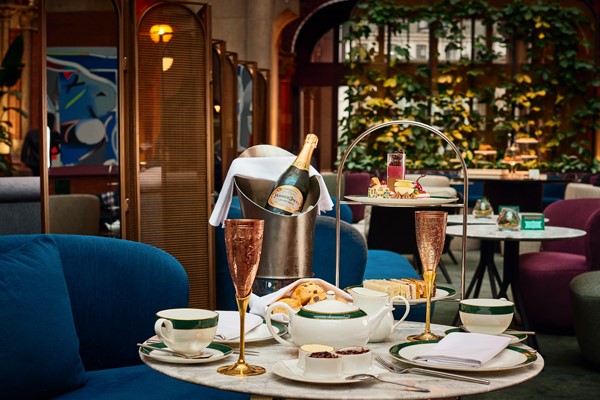 Afternoon Tea With Free Flowing Champagne For Two At The Hansom In 5* St. Pancras Renaissance Hotel