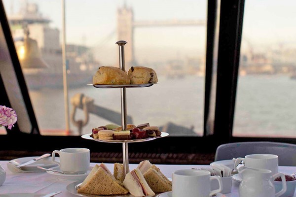 Afternoon Tea With Thames River Cruise For Two