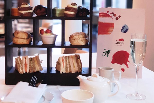 Champagne Afternoon Tea At Arts Street Kitchen By Hilton London Westminster