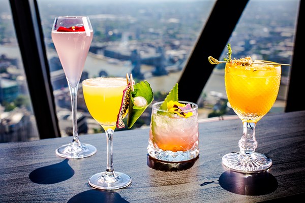 Cocktails For Two At Searcys At The Gherkin