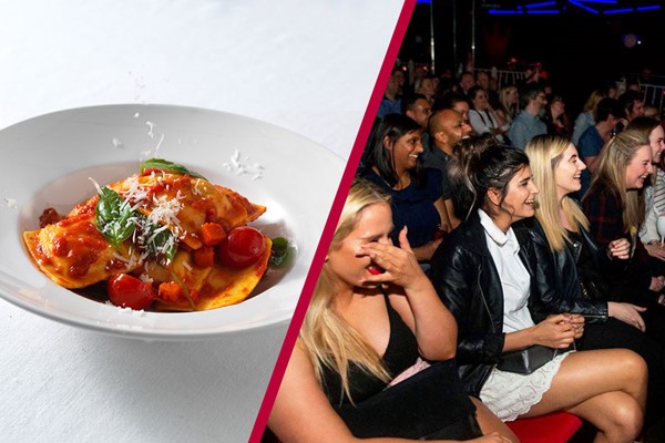 Comedy Tickets And Three Course Meal And Glass Of Wine For Two At Prezo