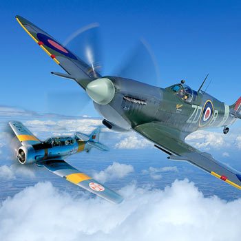 Harvard And Spitfire Experience Duxford